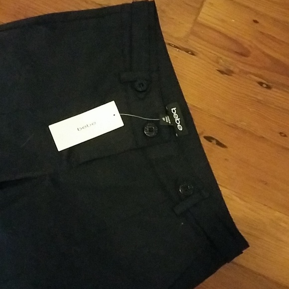 Bebe pants NWT black 0P - Picture 4 of 8